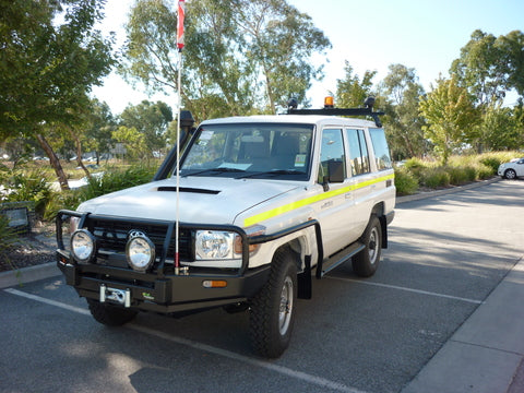 Commercial Bull Bar to suit Landcrusier 76 Series 2007+